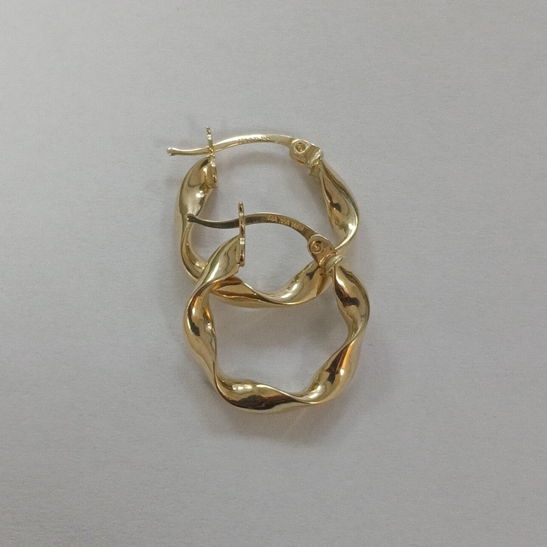ARRACADAS ORO 14K 1.5 (NUEVO)