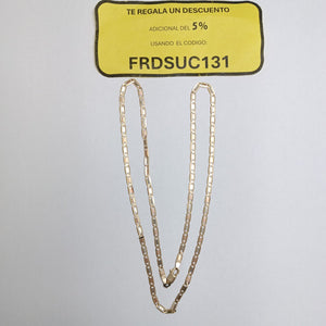 CADENA ORO COMBINADO 10 K 9,60 GRMS (SEMINUEVO)