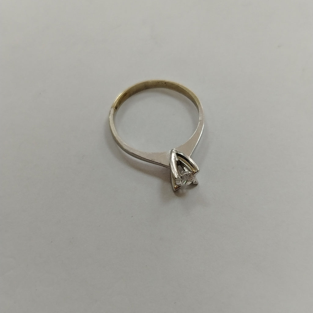 SOLITARIO ORO BLANCO 14 K 1,30 GRMS (SEMINUEVO)