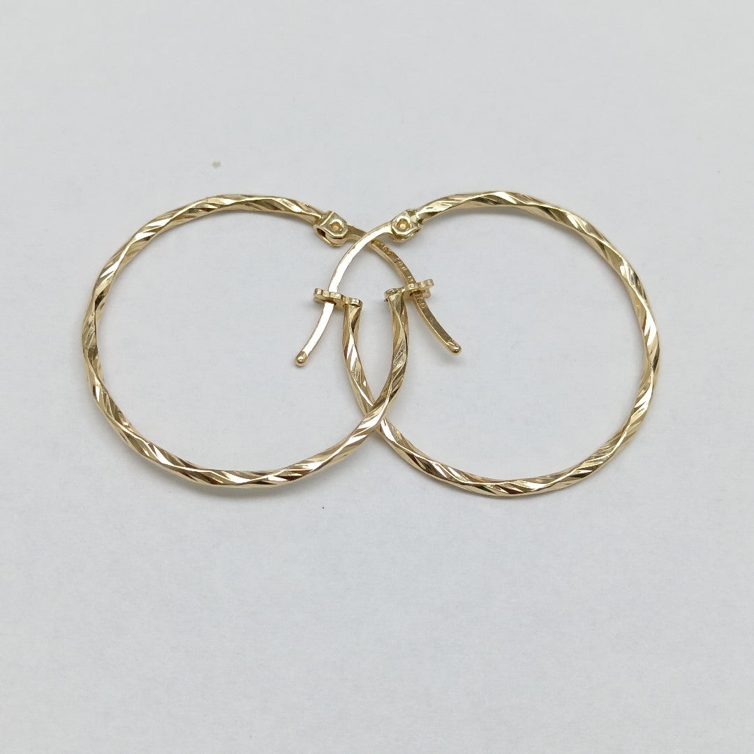 ARRACADAS PAR ORO 14 K 1.8 GRMS (SEMINUEVO)