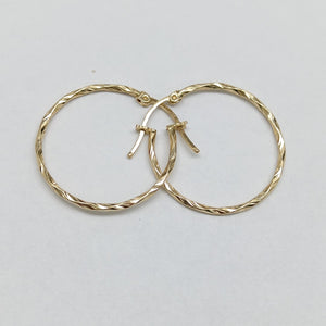 ARRACADAS PAR ORO 14 K 1.8 GRMS (SEMINUEVO)