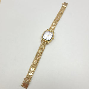 RELOJ CAJA ACERO PULSO ORO ORO 10 K 27.6 GRMS (SEMINUEVO)