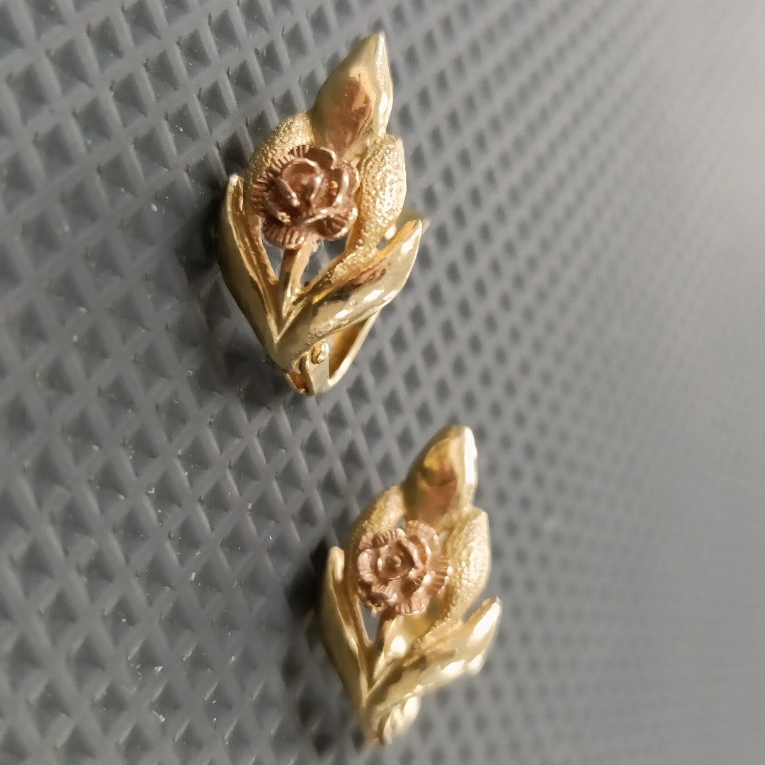ARETES PAR ORO 14 K 4,00 GRMS (SEMINUEVO)