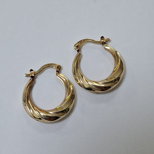 ARRACADAS PAR ORO 10 K 1.7 GRMS (SEMINUEVO)