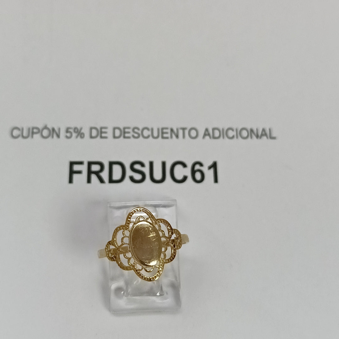 ANILLO ORO 10 K 1,50 GRMS (SEMINUEVO)