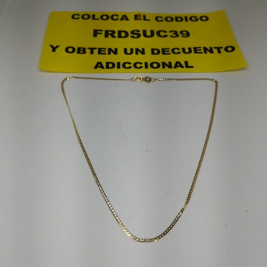 CADENA ORO 14 K 1,20 GRMS (SEMINUEVO)