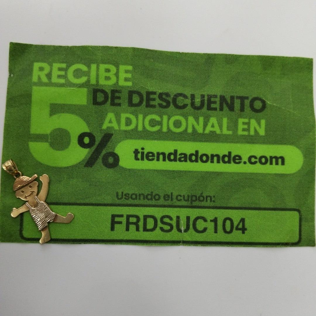 DIJE ORO 14 K 2.4 GRMS (SEMINUEVO)