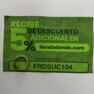 ARGOLLA DE LA SUERTE ORO 10 K 3,20 GRMS (SEMINUEVO)