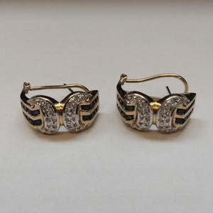 ARETES PAR ORO 14 K 6 GRMS (SEMINUEVO)