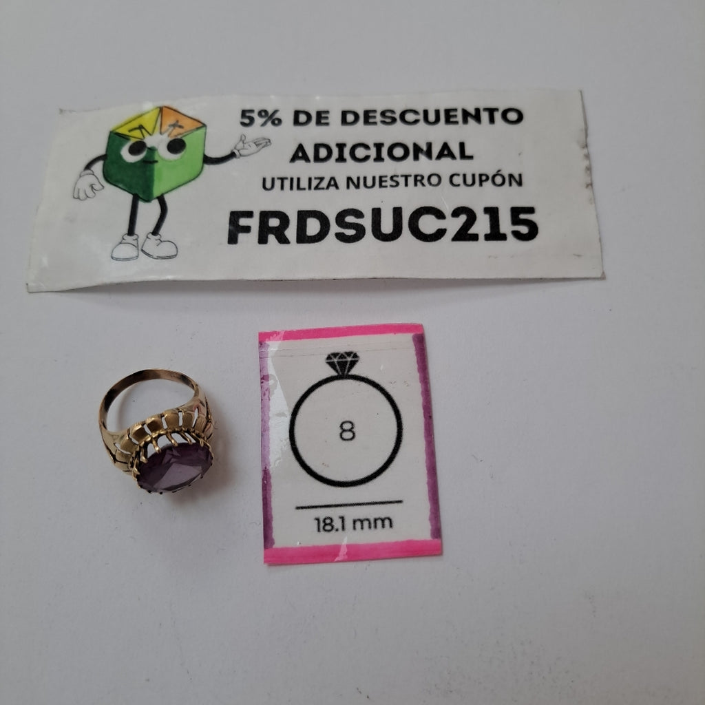 ANILLO ORO 10 K 5,90 GRMS (SEMINUEVO)