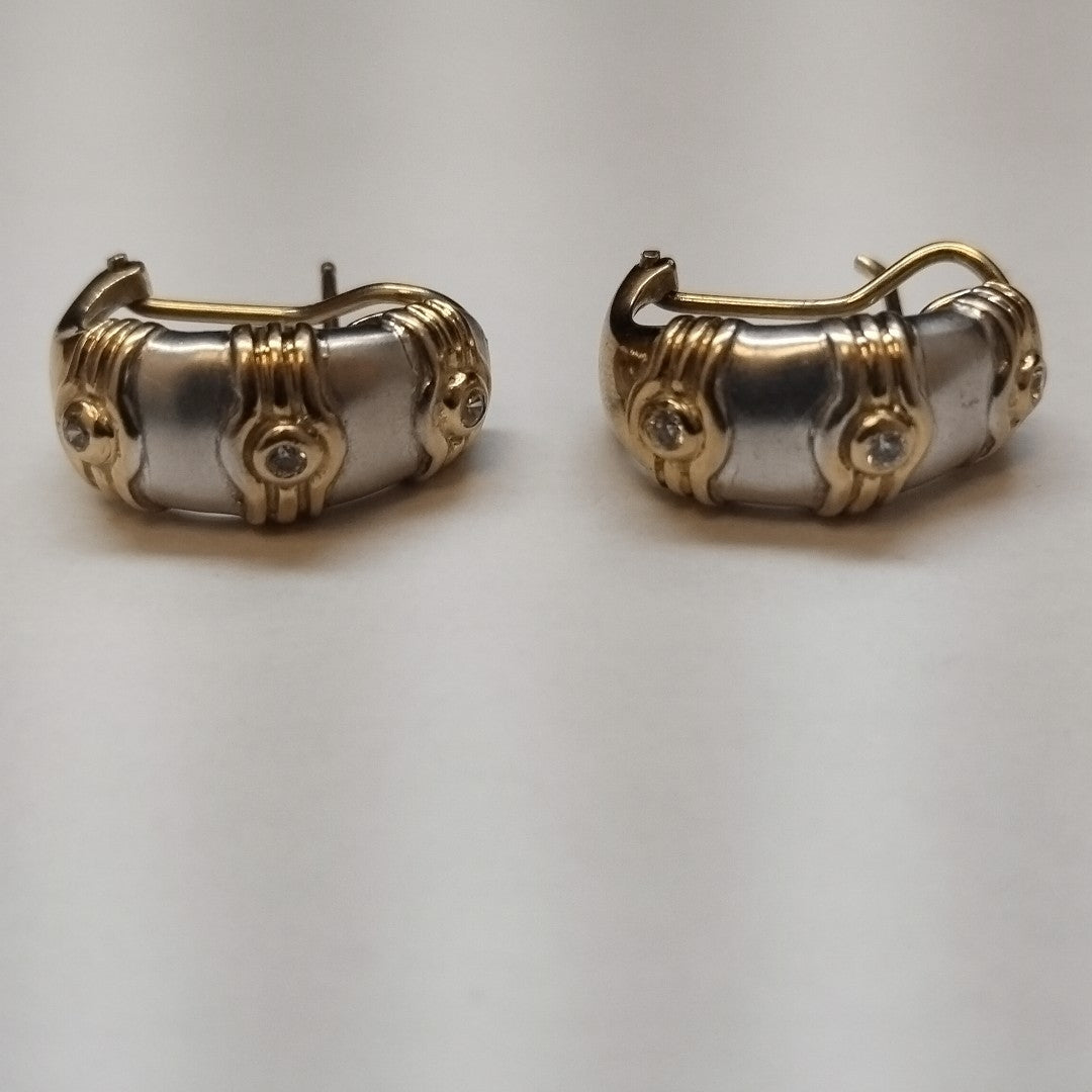 ARETES PAR ORO 14 K 6.8 GRMS (SEMINUEVO)