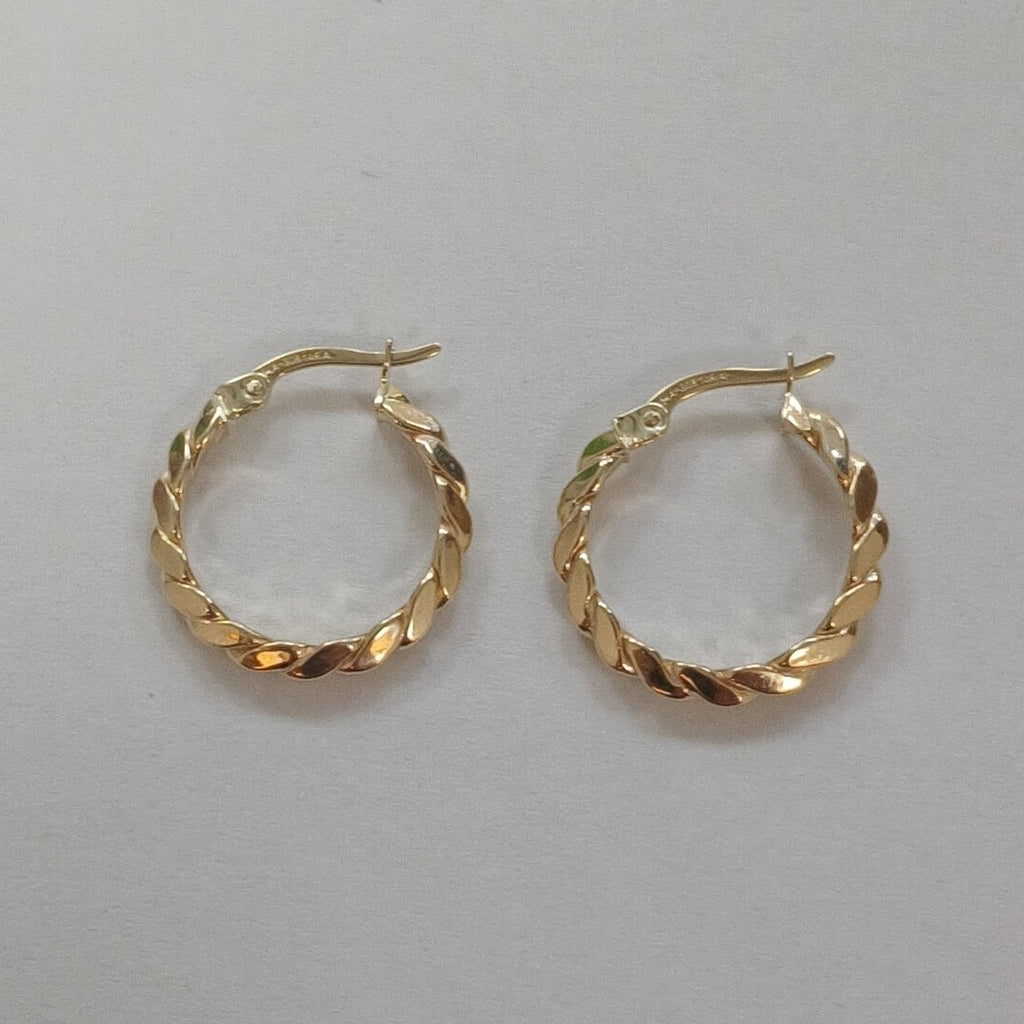 ARRACADAS ORO 14K 1.5 (NUEVO)