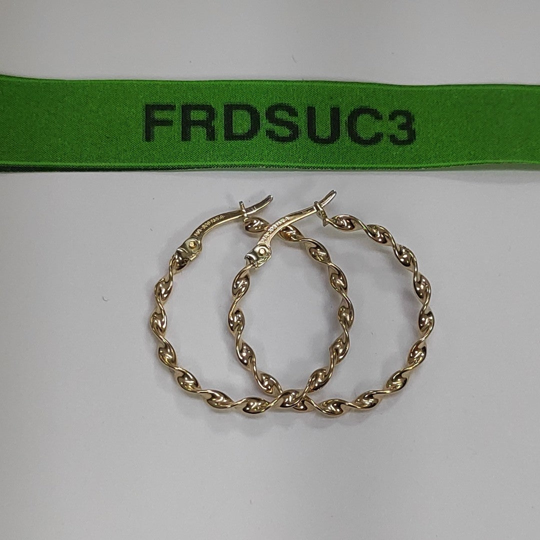 ARRACADAS ORO 14K 1.5 (NUEVO)