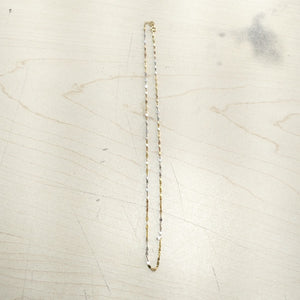 CADENA ORO, RODIADO 14 K 1.1 GRMS (SEMINUEVO)