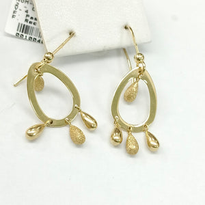 ARETES PAR ORO 14 K 3.1 GRMS (SEMINUEVO)
