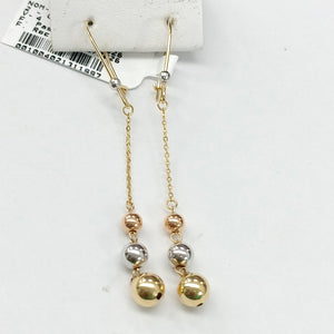 ARETES PAR ORO 14 K 2.7 GRMS (SEMINUEVO)