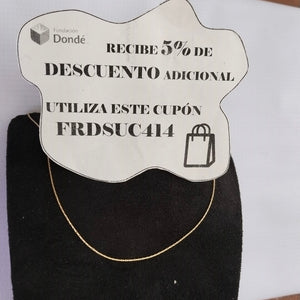 CADENA ORO 14 K 2.4 GRMS (SEMINUEVO)