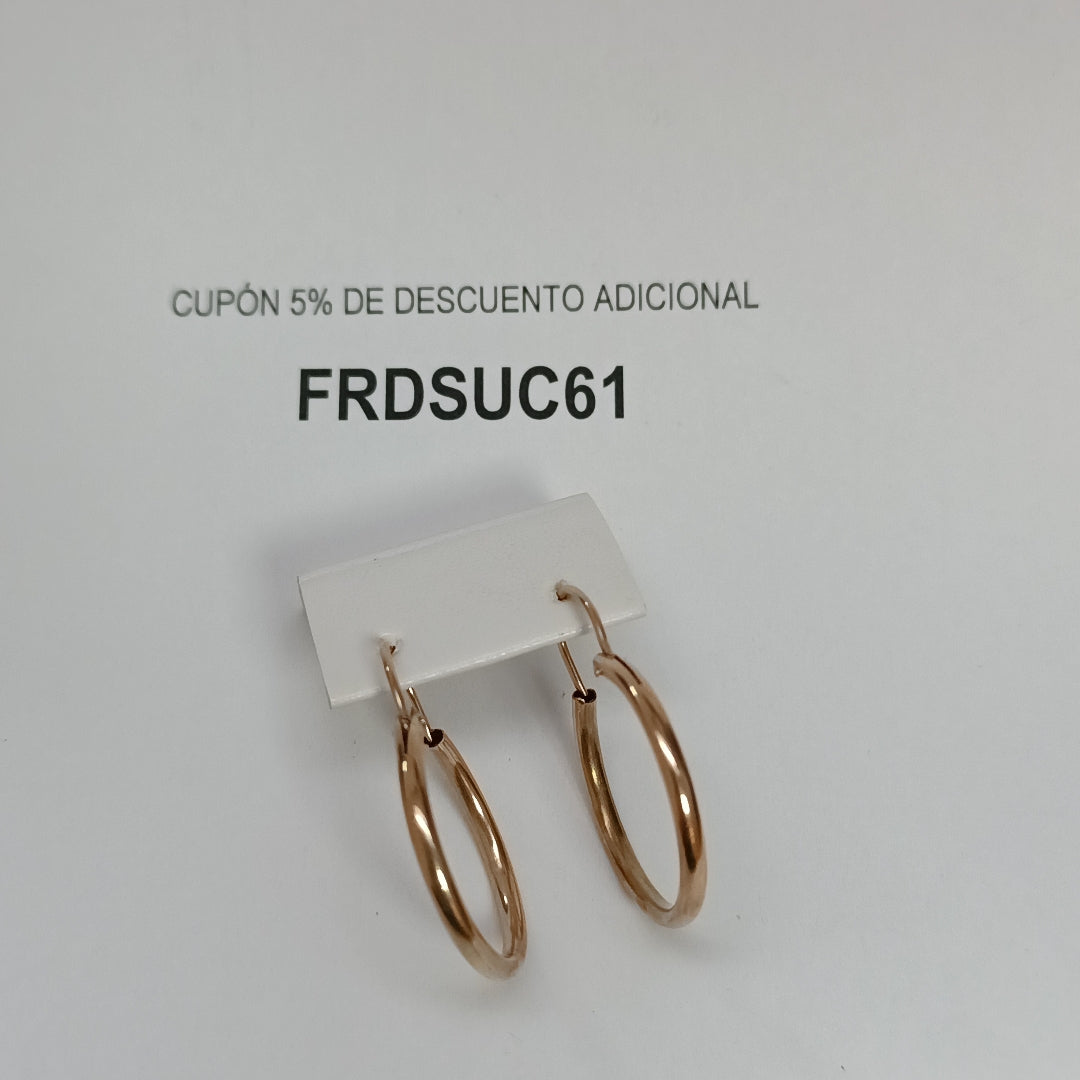ARETES PAR ORO 8 K 2.7 GRMS (SEMINUEVO)
