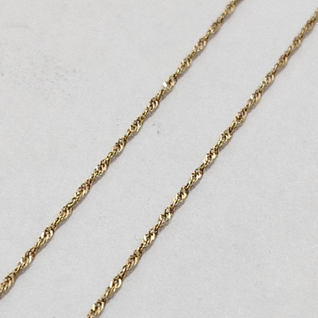 CADENA, COLLAR ORO 14 K 0.9 GRMS (SEMINUEVO)