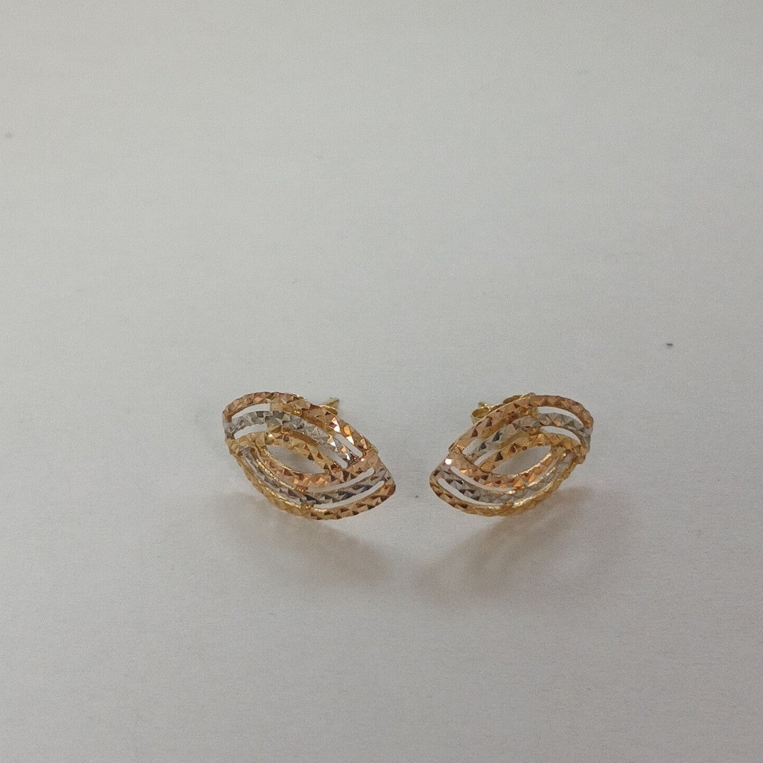 BROQUELES PAR ORO 14 K 1,40 GRMS (SEMINUEVO)