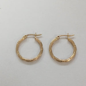 ARRACADAS PAR ORO 14 K 2,00 GRMS (SEMINUEVO)