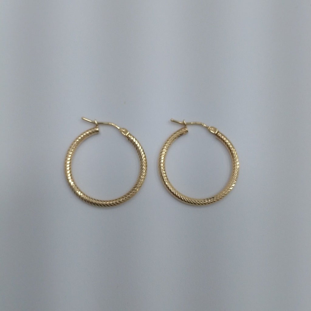 ARRACADAS PAR ORO 14 K 1.2 GRMS (SEMINUEVO)