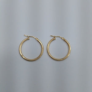 ARRACADAS PAR ORO 14 K 1.2 GRMS (SEMINUEVO)