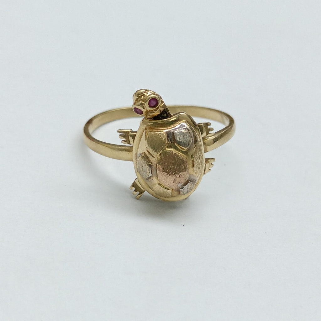 ANILLITO ORO, ORO COMBINADO 14 K 3.1 GRMS (SEMINUEVO)