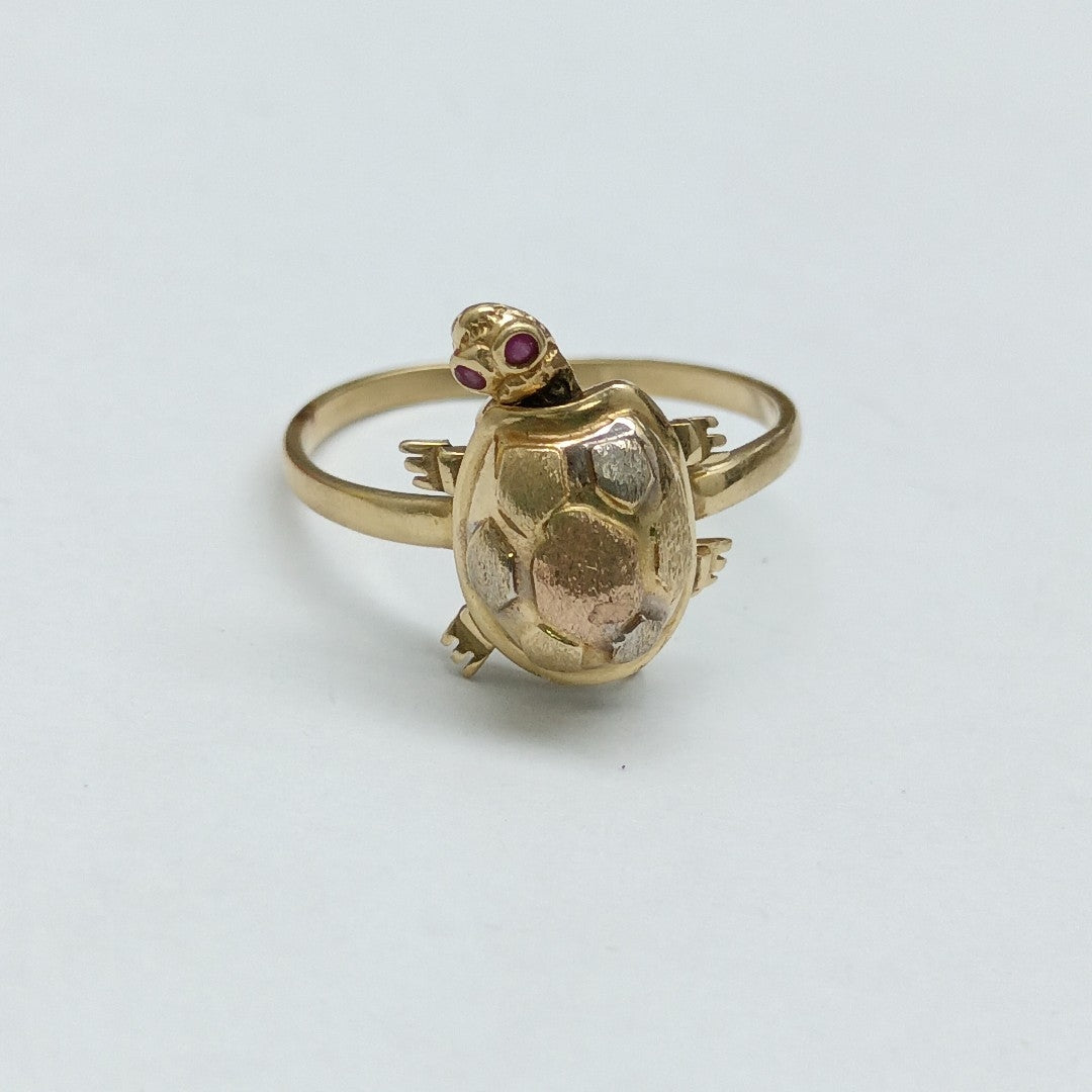ANILLITO ORO, ORO COMBINADO 14 K 3.1 GRMS (SEMINUEVO)
