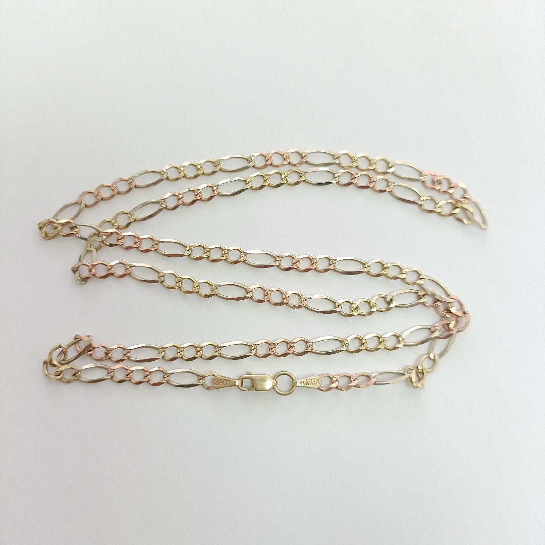 CADENA ORO COMBINADO 10 K 7.2 GRMS (SEMINUEVO)