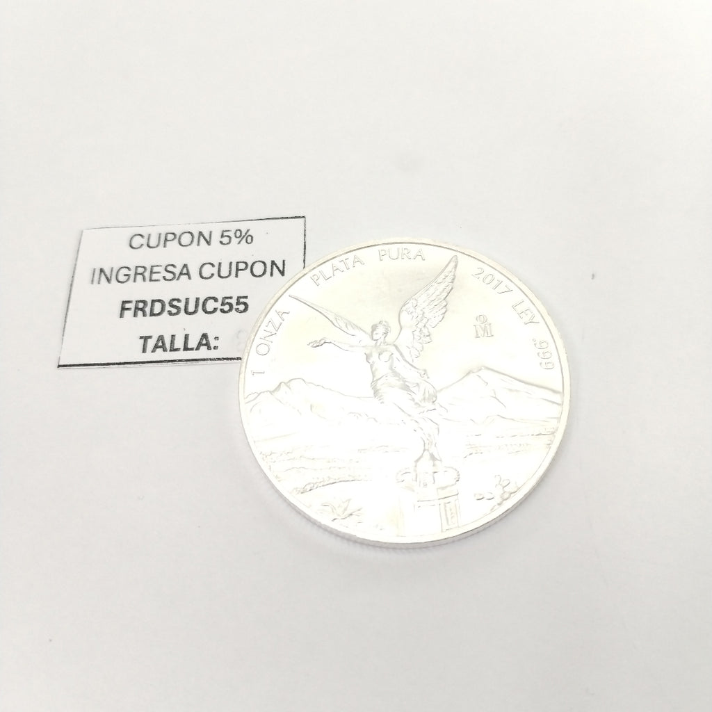 MEDALLA CONMEMORATIVA PLATA 31.2 GRMS (SEMINUEVO)