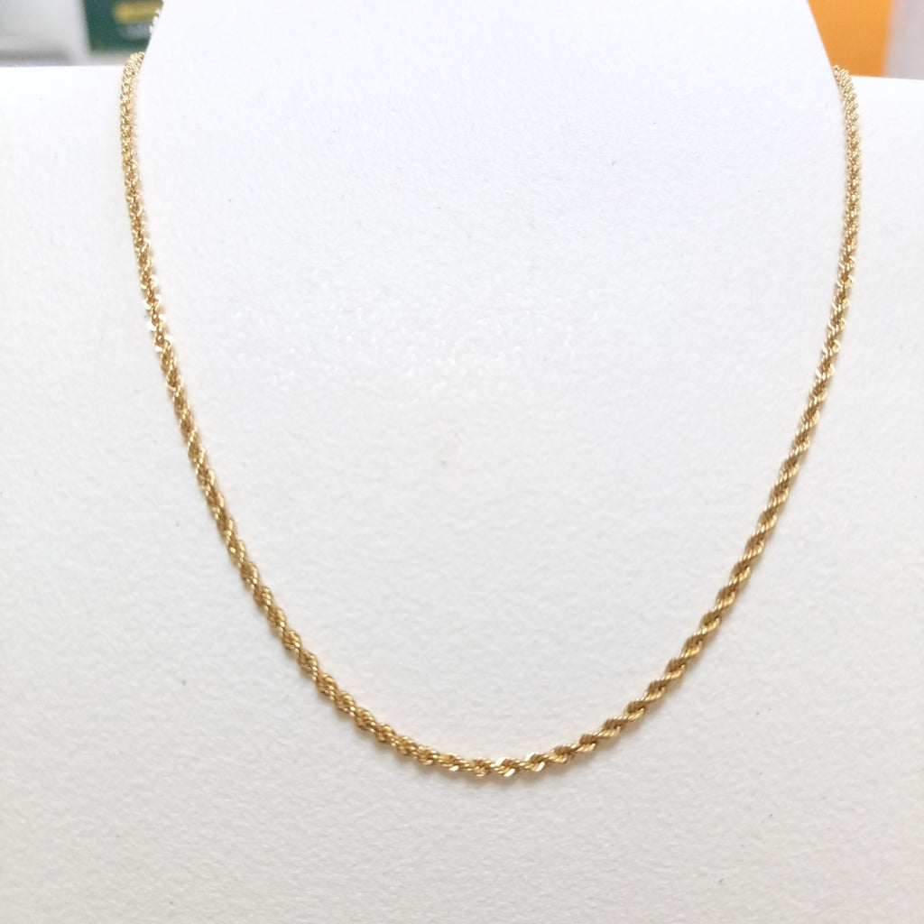 CADENA ORO 14 K 1.5 GRMS (SEMINUEVO)