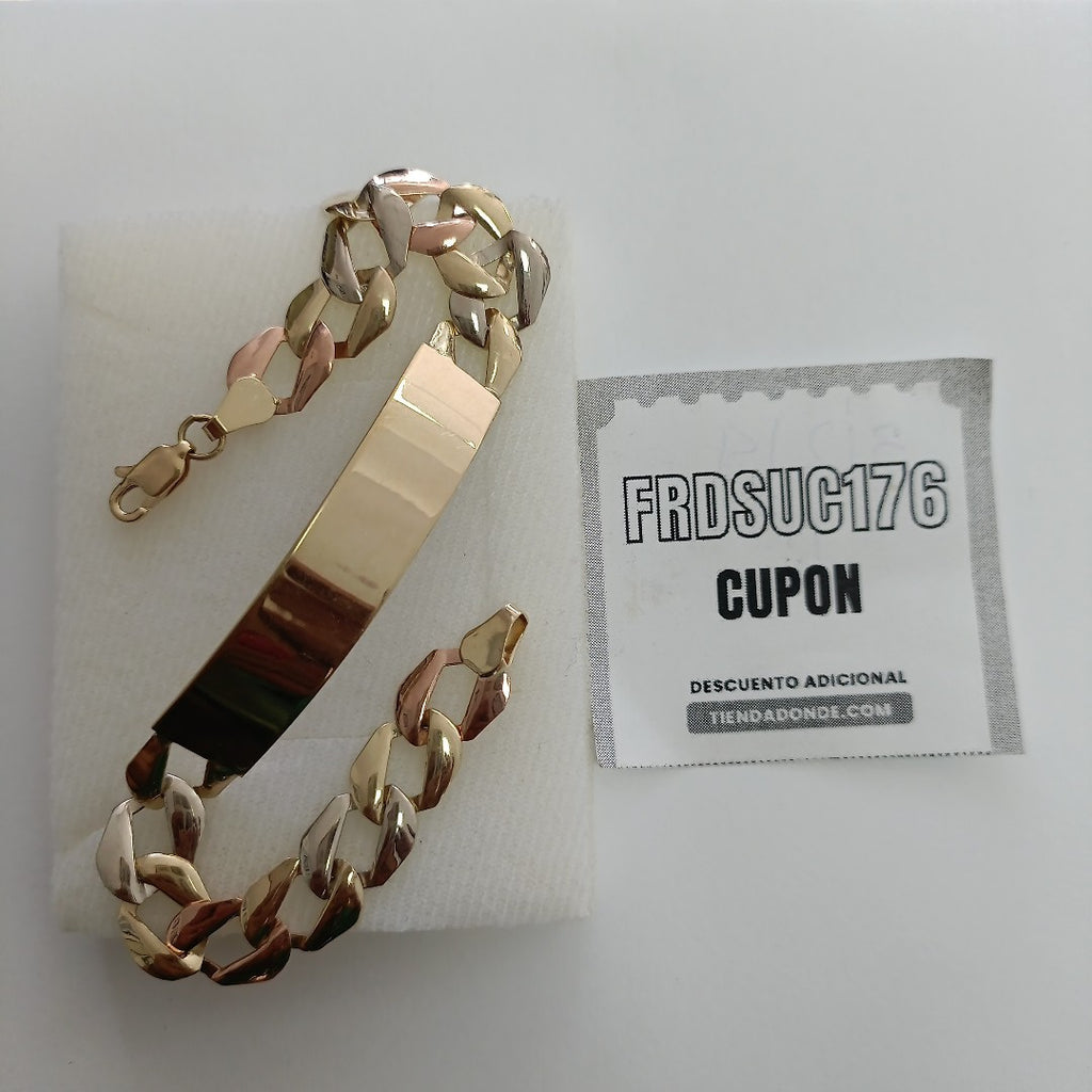 ESCLAVA ORO, ORO COMBINADO 10 K 10 GRMS (SEMINUEVO)