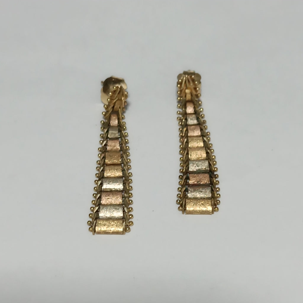 BROQUELES PAR ORO 14 K 4.6 GRMS (SEMINUEVO)