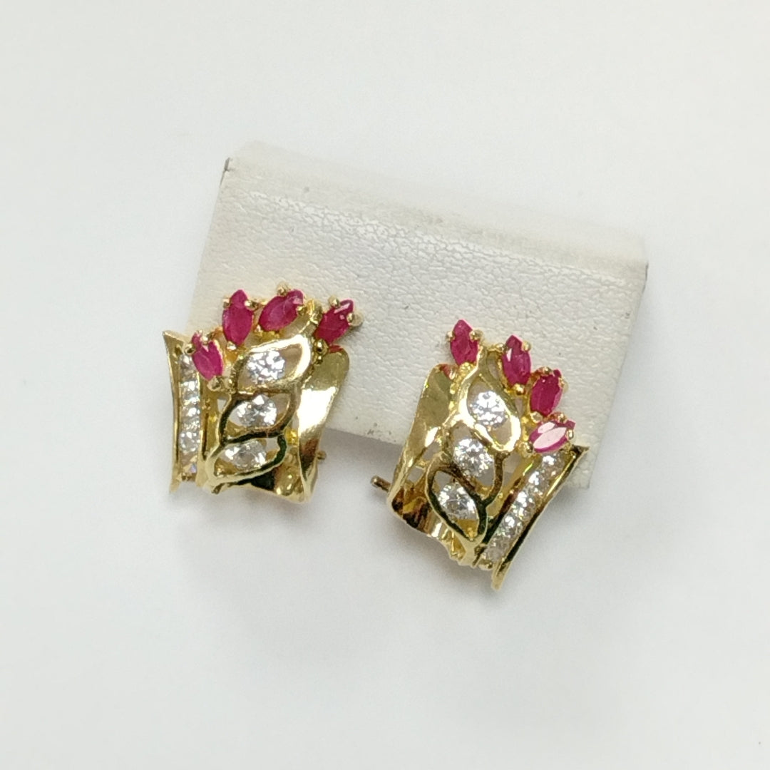 ARETES PAR ORO 14 K 5.7 GRMS (SEMINUEVO)