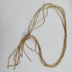 GARGANTILLA ORO, ORO PLATINO 14 K 18.5 GRMS (SEMINUEVO)