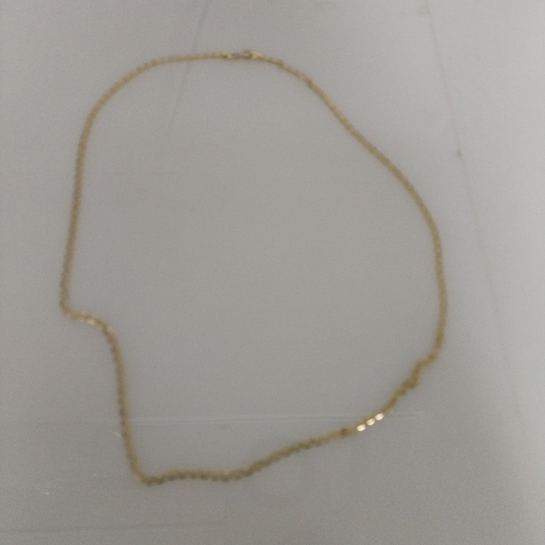 CADENAS TEJIDO GUCHI ORO 10K 60 CM 4.4 GR (NUEVO)