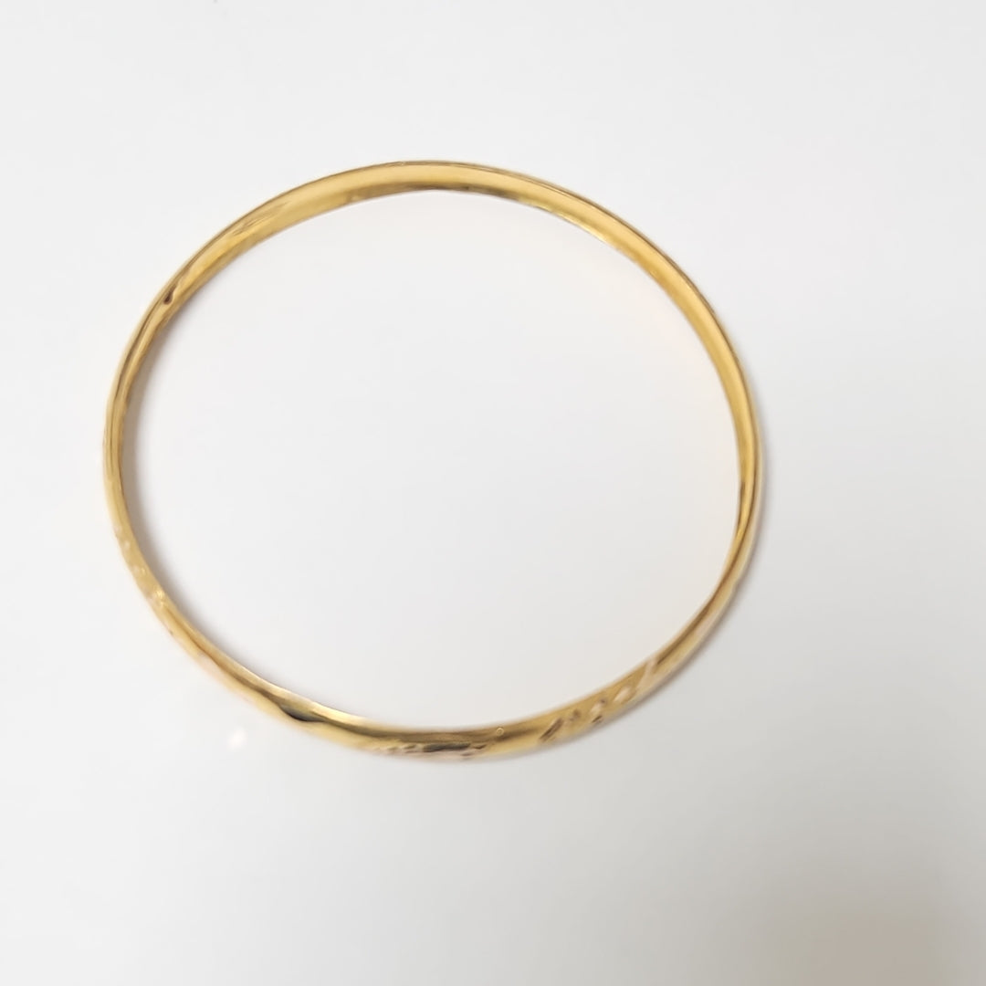 PULSERA RIGIDA ORO 10 K 6,30 GRMS (SEMINUEVO)