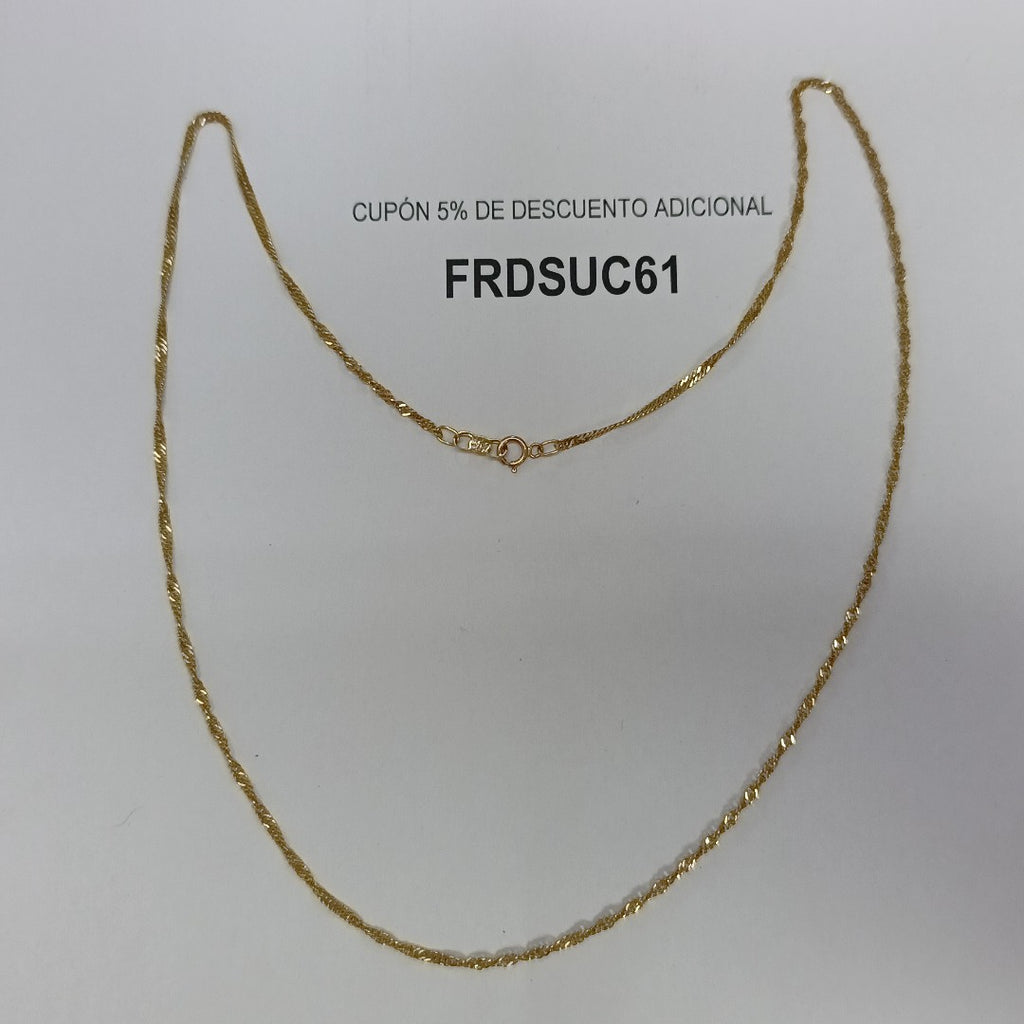 CADENA ORO 10 K 2,50 GRMS (SEMINUEVO)