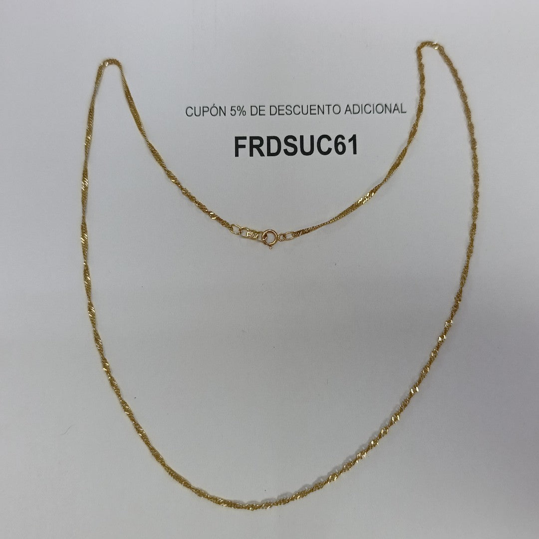 CADENA ORO 10 K 2,50 GRMS (SEMINUEVO)