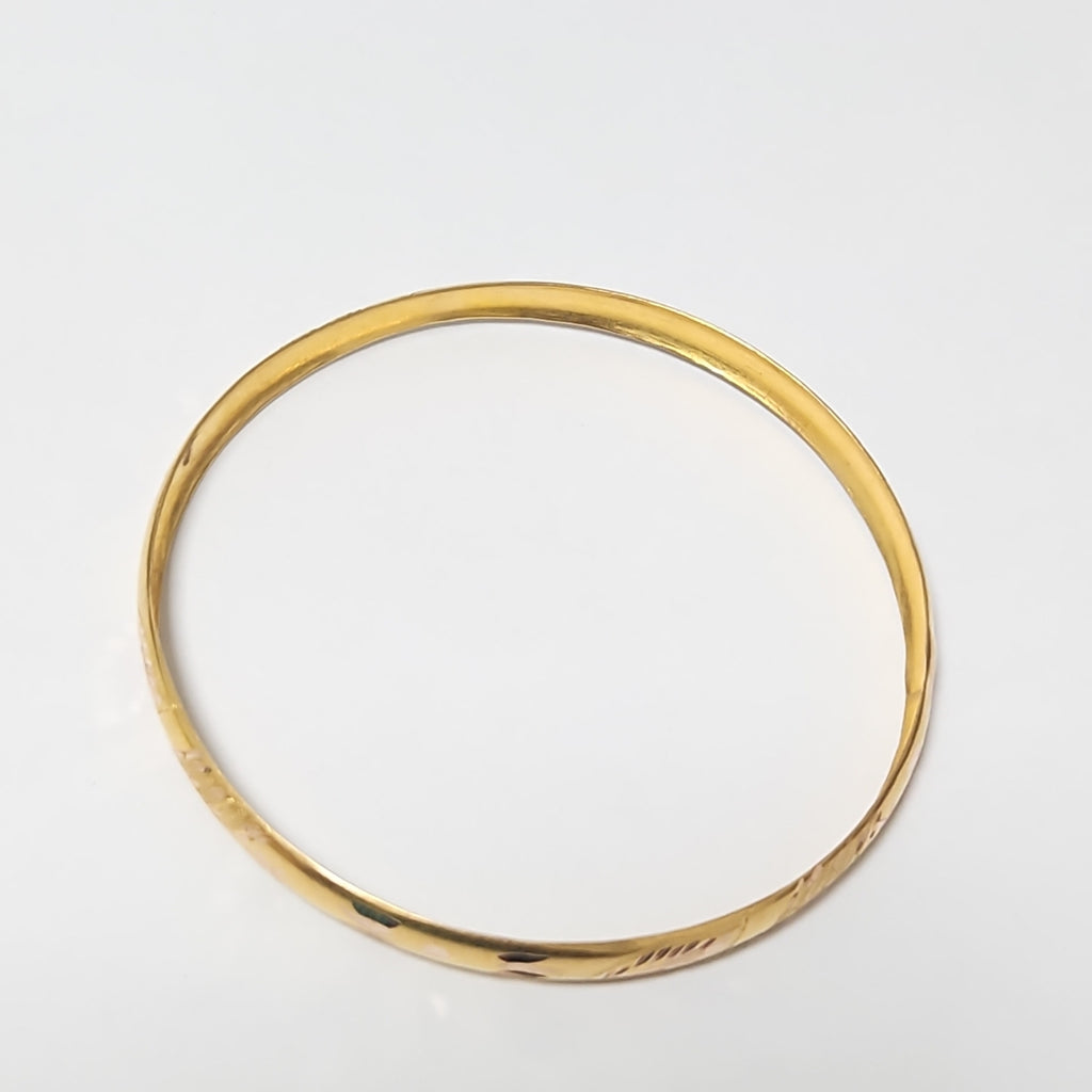 PULSERA RIGIDA ORO 10 K 6,20 GRMS (SEMINUEVO)