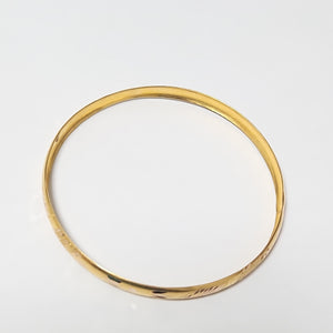 PULSERA RIGIDA ORO 10 K 6,20 GRMS (SEMINUEVO)