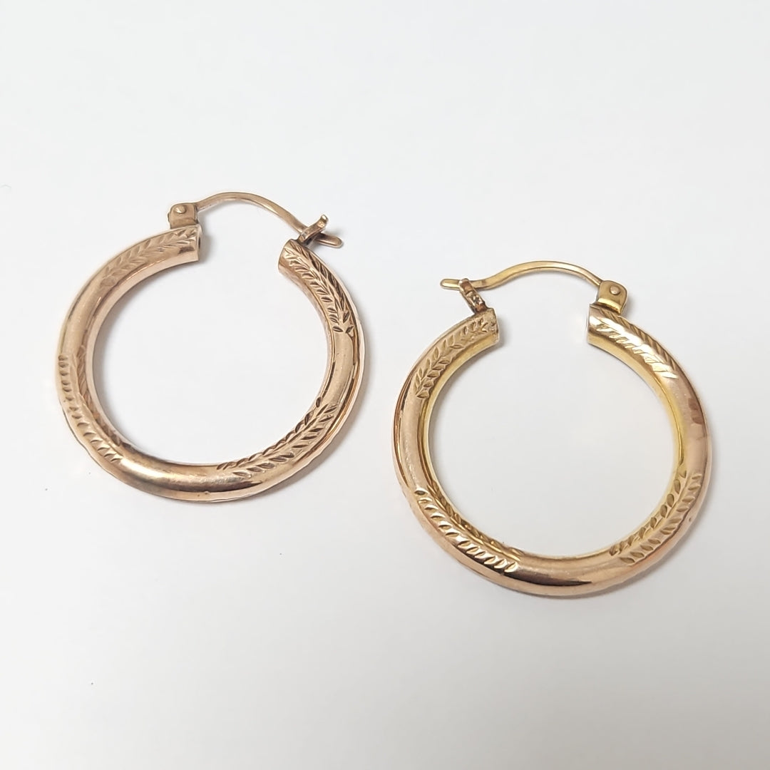 ARRACADAS PAR ORO 10 K 4,40 GRMS (SEMINUEVO)