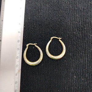 ARRACADAS PAR ORO 10 K 1.7 GRMS (SEMINUEVO)
