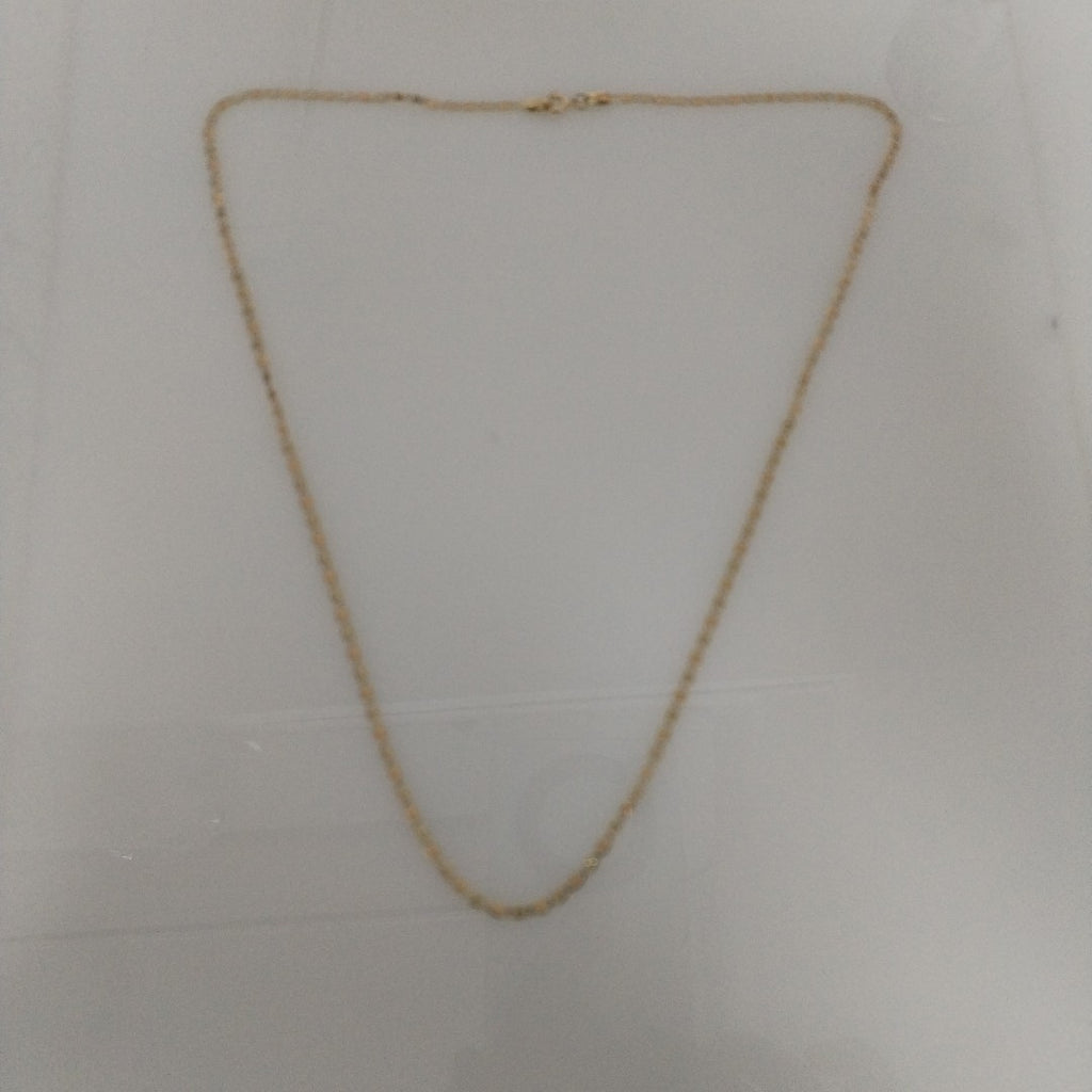 CADENAS TEJIDO GUCHI ORO 10K 55 CM 2.9 GR (NUEVO)