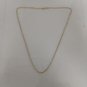 CADENAS TEJIDO GUCHI ORO 10K 55 CM 2.9 GR (NUEVO)