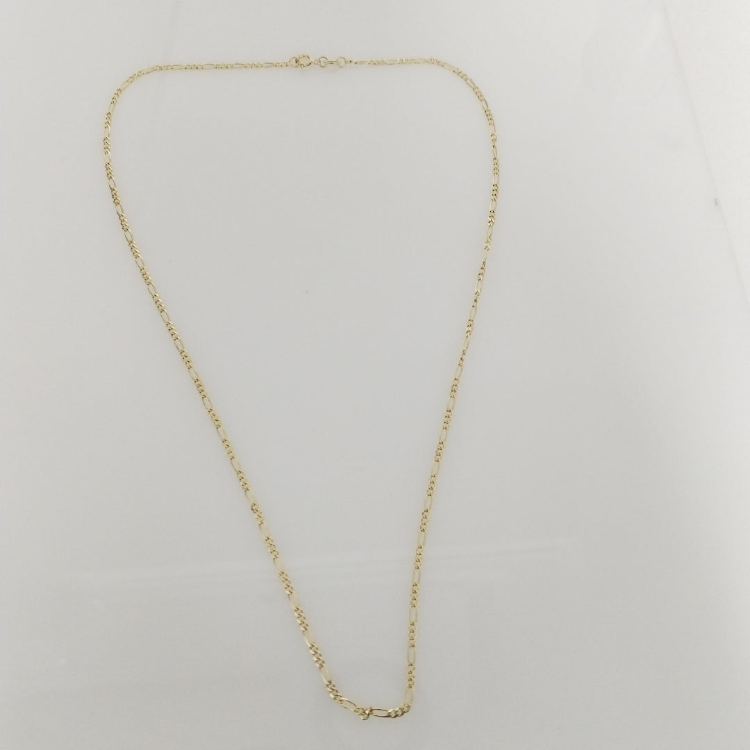 CADENAS TEJIDO 3X1 ORO 10K 50 CM 2.9 GR (NUEVO)