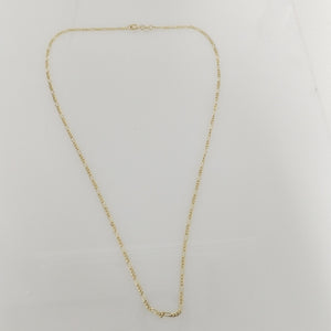 CADENAS TEJIDO 3X1 ORO 10K 50 CM 2.9 GR (NUEVO)