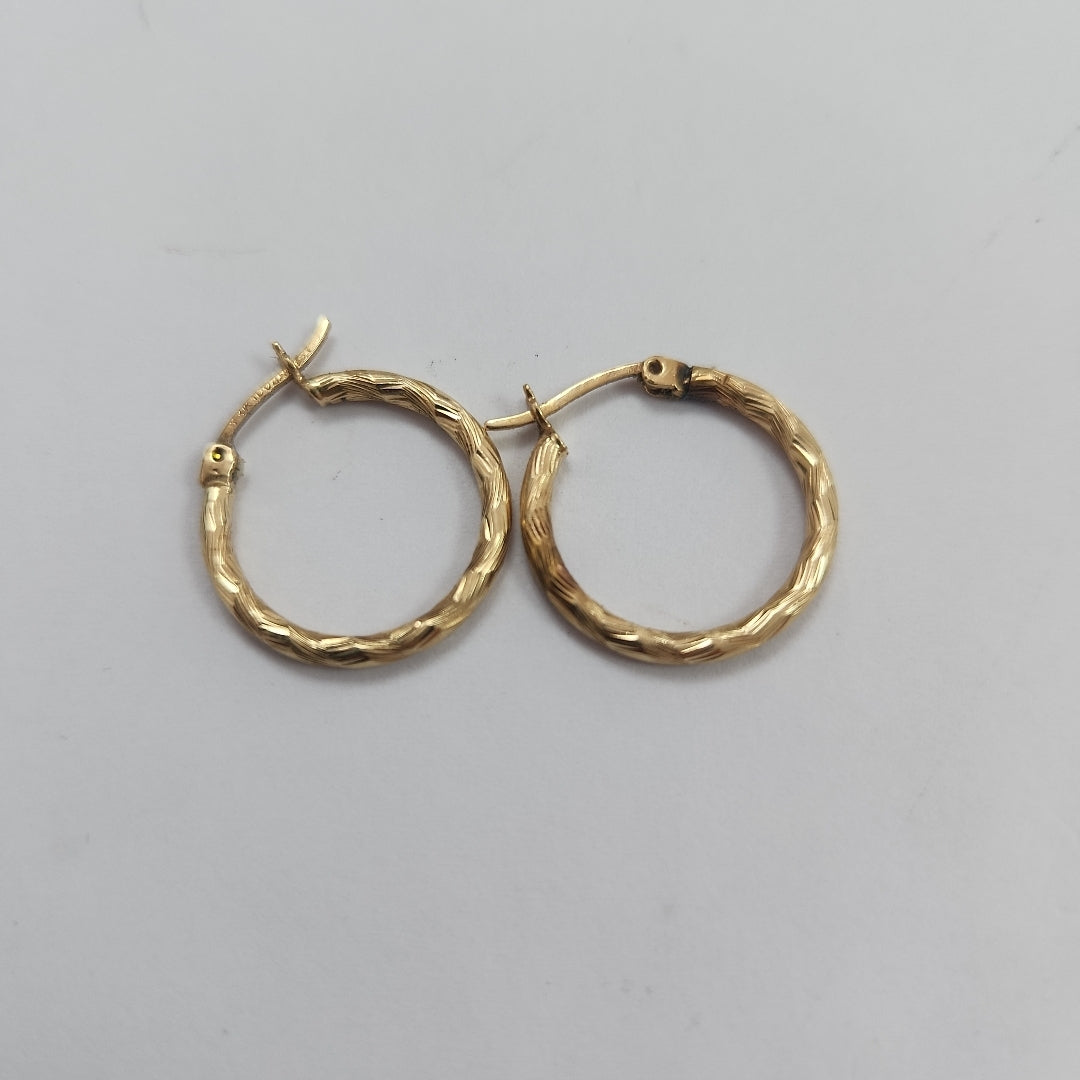 ARRACADAS PAR ORO 10 K 1,90 GRMS (SEMINUEVO)