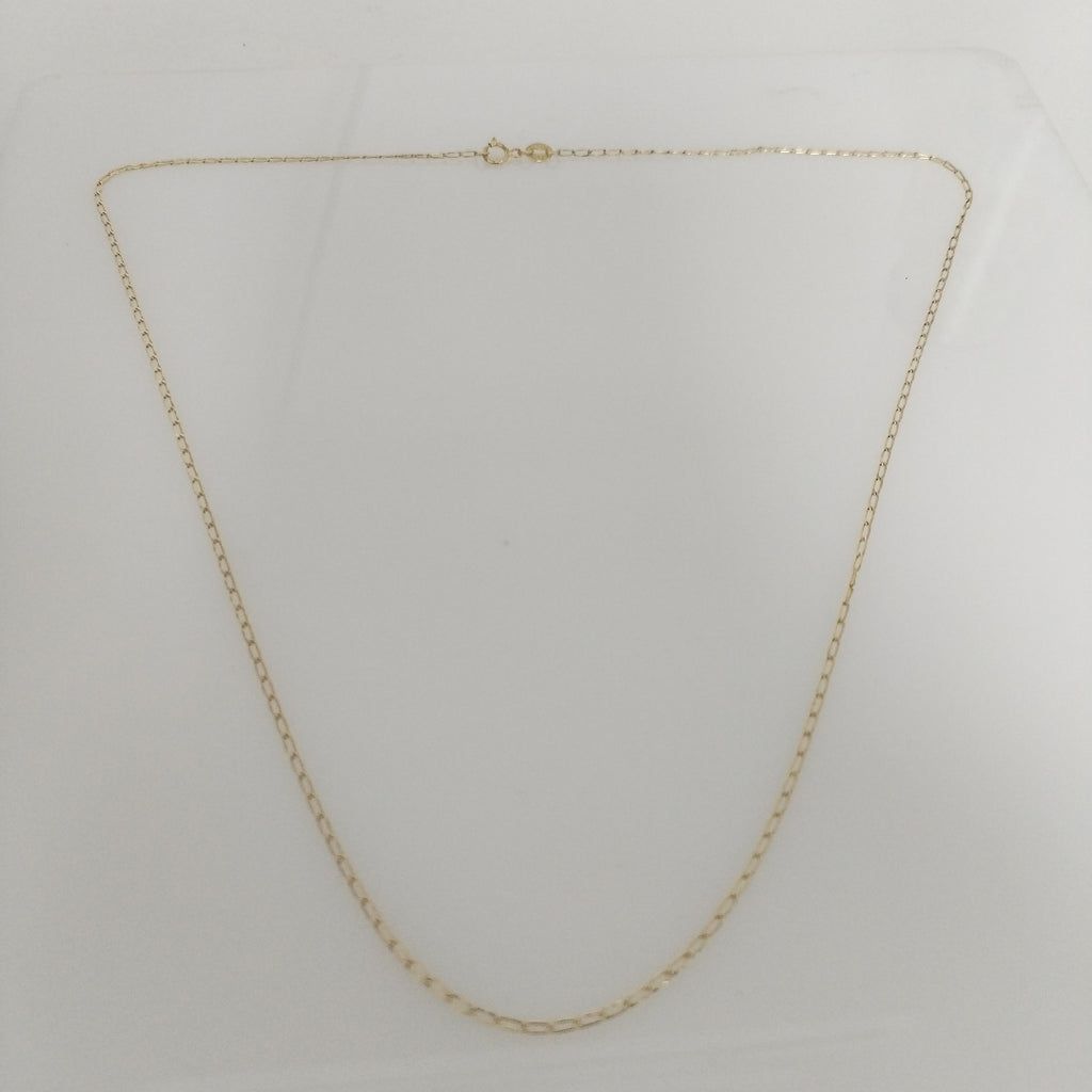 CADENAS TEJIDO ESLABONES ORO 10K 55 CM 1.9 GR (NUEVO)